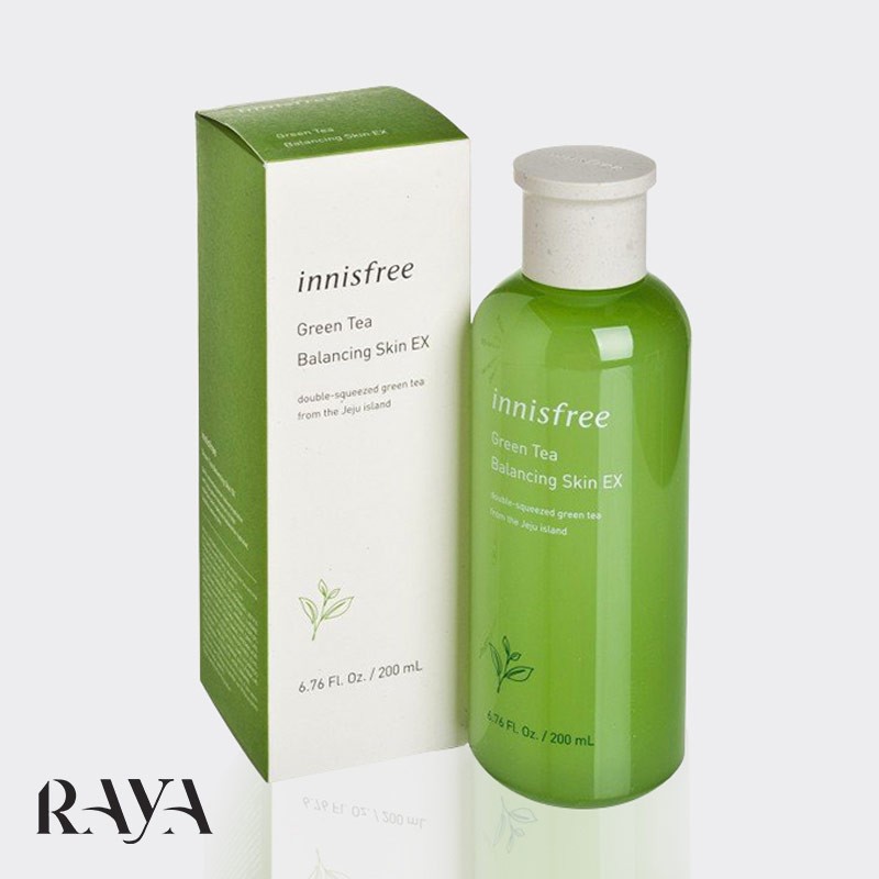 لوسیون متعادل کننده پوست حاوی چای سبز اینیسفری Innisfree Green Tea Balancing Lotion EX